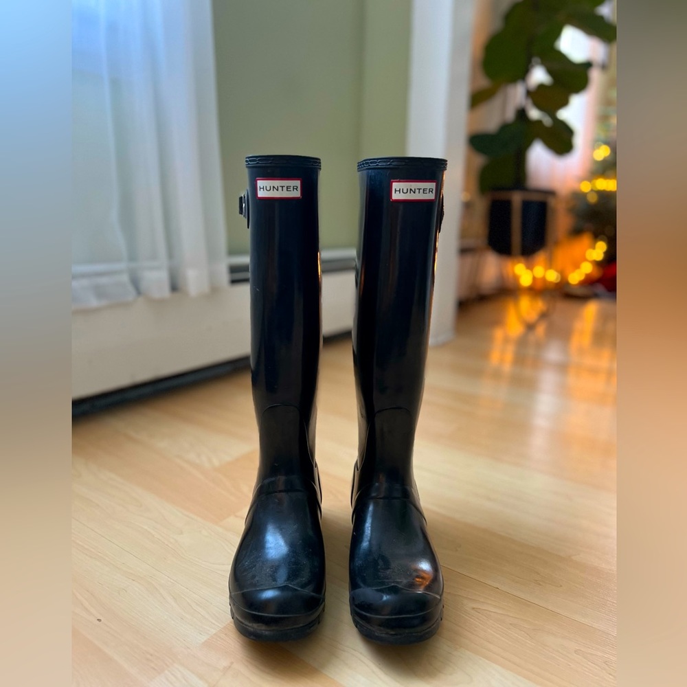 Hunter tall rain boots